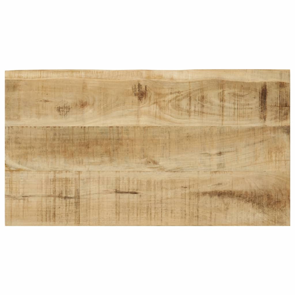 Tavolini a Incastro 3 pz Bordi Vivi in Legno Massello di Mango - homemem39