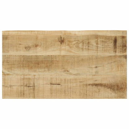 Tavolini a Incastro 3 pz Bordi Vivi in Legno Massello di Mango - homemem39