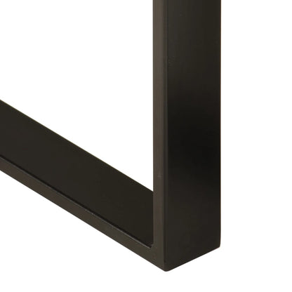 Tavolini a Incastro 3 pz Bordi Vivi in Legno Massello di Mango - homemem39