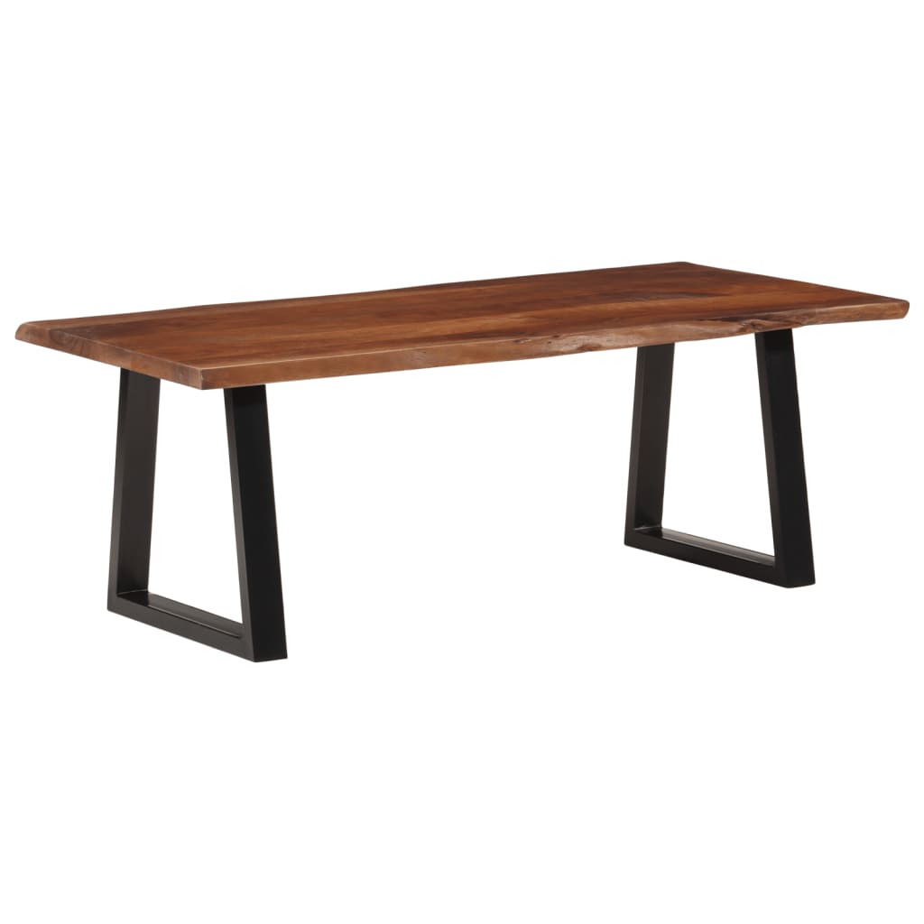 Tavolino ambra 110x55x40 cm in Legno Massello di Acacia | homemem39