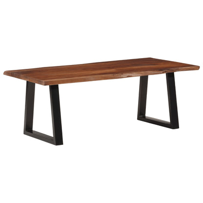 Tavolino ambra 110x55x40 cm in Legno Massello di Acacia | homemem39