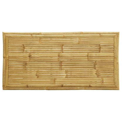 Set da Bistrot Pieghevole 5pz con Cuscini Grigio Scuro Bambù | homemem39