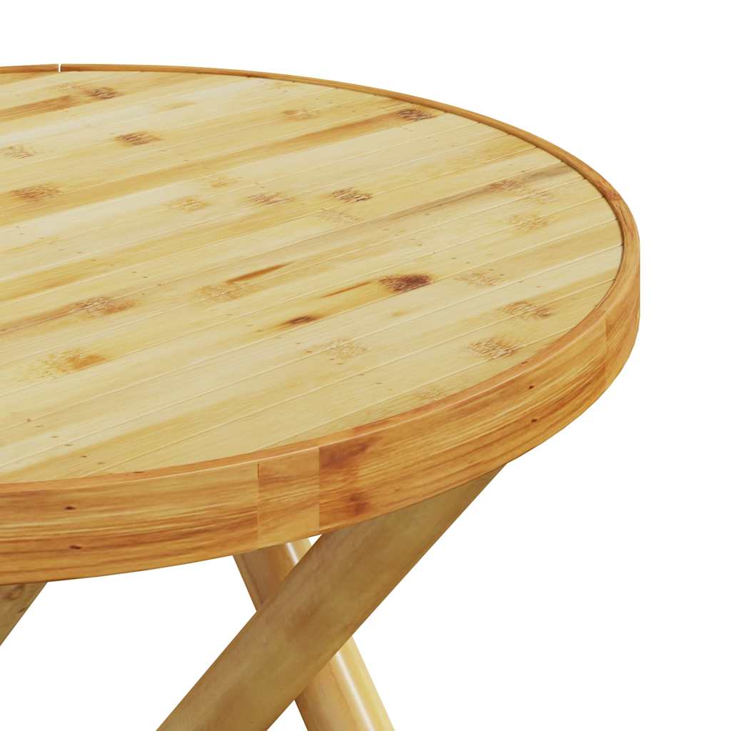 Set da Bistrot Pieghevole 3pz con Cuscini Grigio Scuro Bambù | homemem39