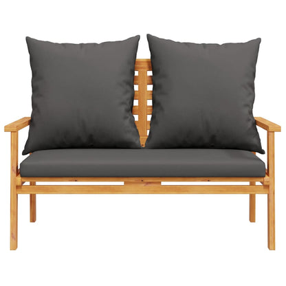 Set Mobili da Giardino 3pz con Cuscini Legno Massello di Acacia | homemem39
