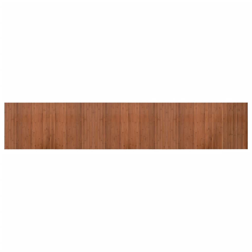 Tappeto Rettangolare Marrone 60x300 cm in Bambù - homemem39
