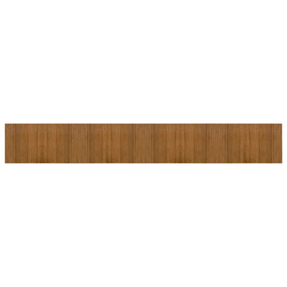 Tappeto Rettangolare Marrone 60x400 cm in Bambù