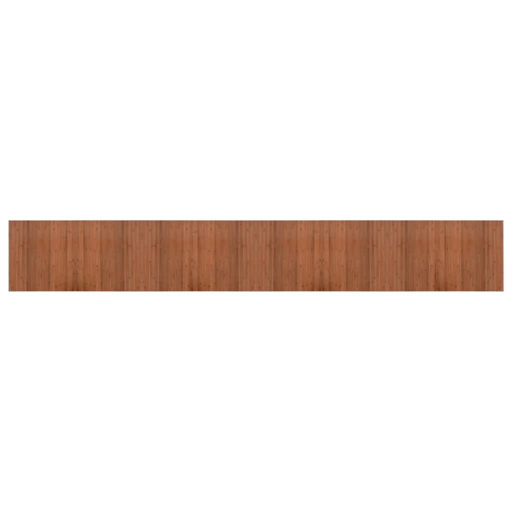 Tappeto Rettangolare Marrone 60x400 cm in Bambù - homemem39