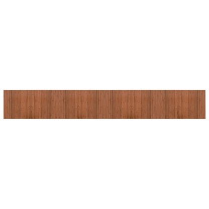 Tappeto Rettangolare Marrone 60x400 cm in Bambù - homemem39