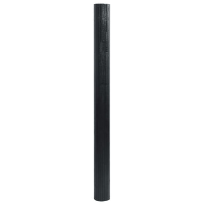 Tappeto Rettangolare Nero 60x500 cm in Bambù - homemem39