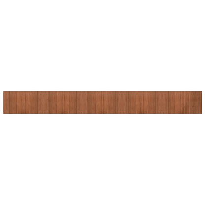 Tappeto Rettangolare Marrone 60x500 cm in Bambù - homemem39
