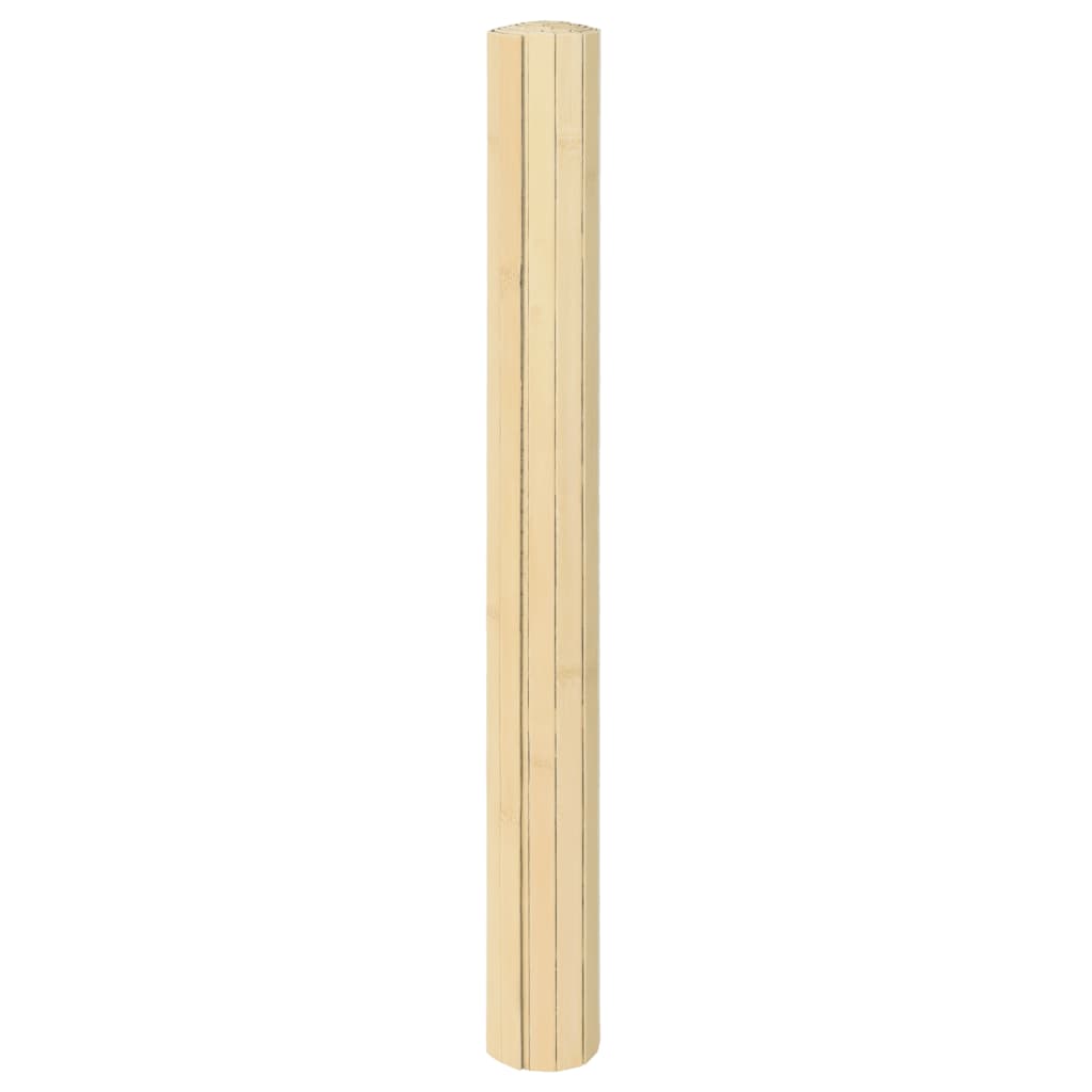 Tappeto Rettangolare Natura Chiaro 60x500 cm in Bambù | homemem39