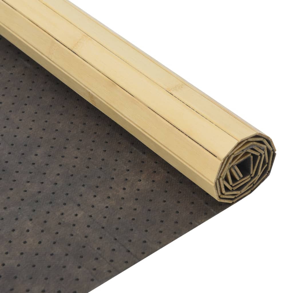 Tappeto Rettangolare Natura Chiaro 60x500 cm in Bambù | homemem39