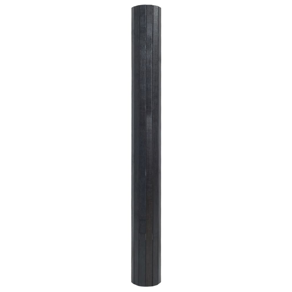 Tappeto Rettangolare Grigio 60x500 cm in Bambù - homemem39