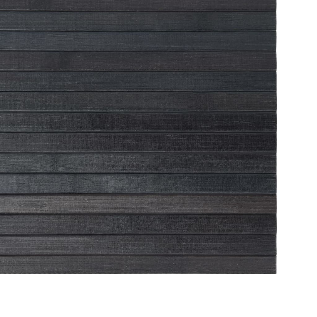 Tappeto Rettangolare Grigio 60x500 cm in Bambù - homemem39