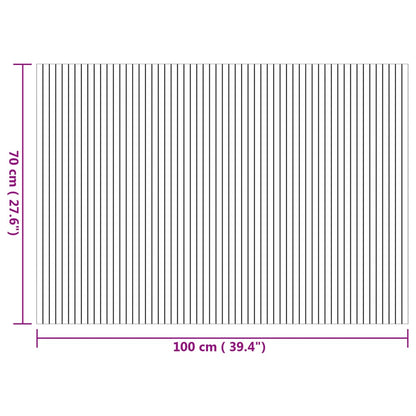 Tappeto Rettangolare Natura 70x200 cm in Bambù