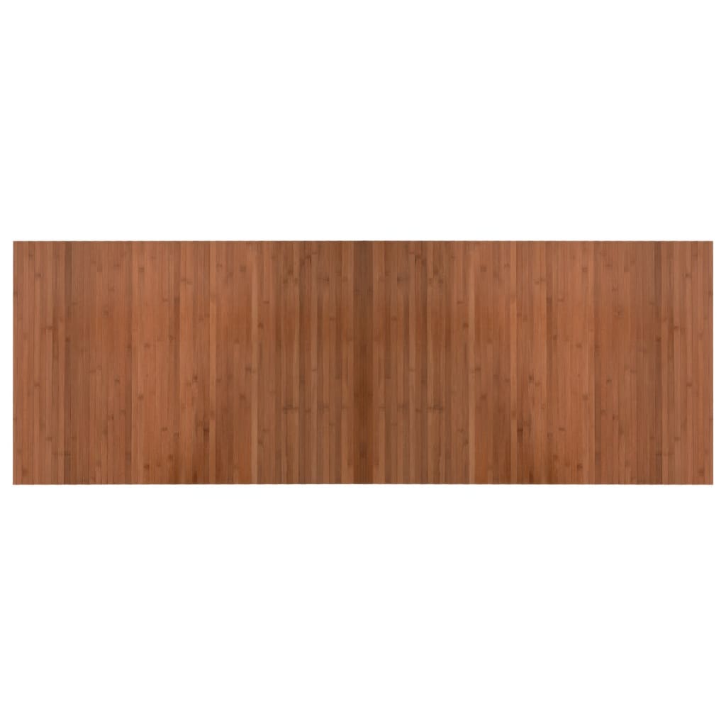Tappeto Rettangolare Marrone 70x200 cm in Bambù