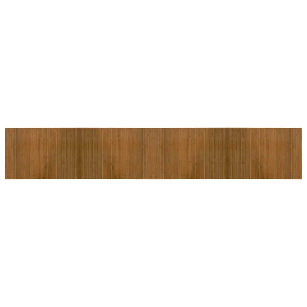 Tappeto Rettangolare Marrone 70x400 cm in Bambù | homemem39