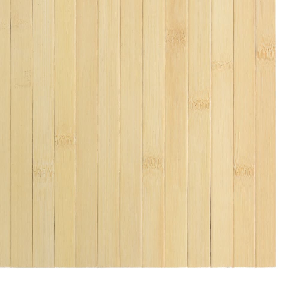 Tappeto Rettangolare Natura Chiaro 70x400 cm in Bambù | homemem39