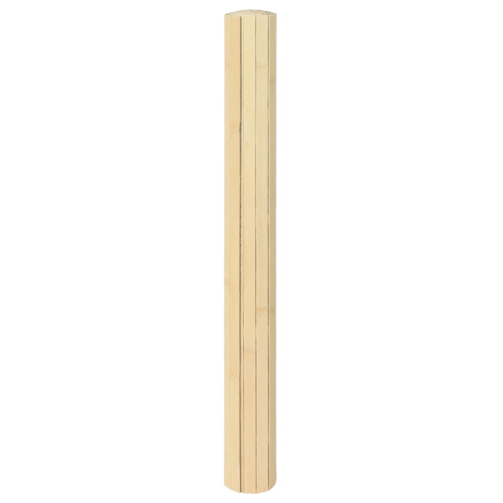 Tappeto Rettangolare Natura Chiaro 70x500 cm in Bambù | homemem39
