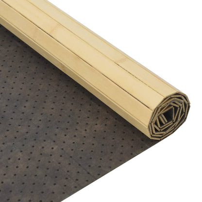Tappeto Rettangolare Natura Chiaro 70x500 cm in Bambù | homemem39