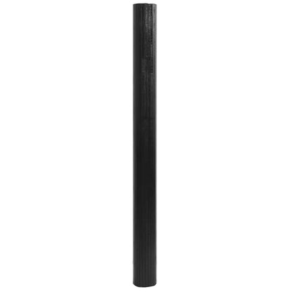 Tappeto Rettangolare Nero 80x400 cm in Bambù | homemem39