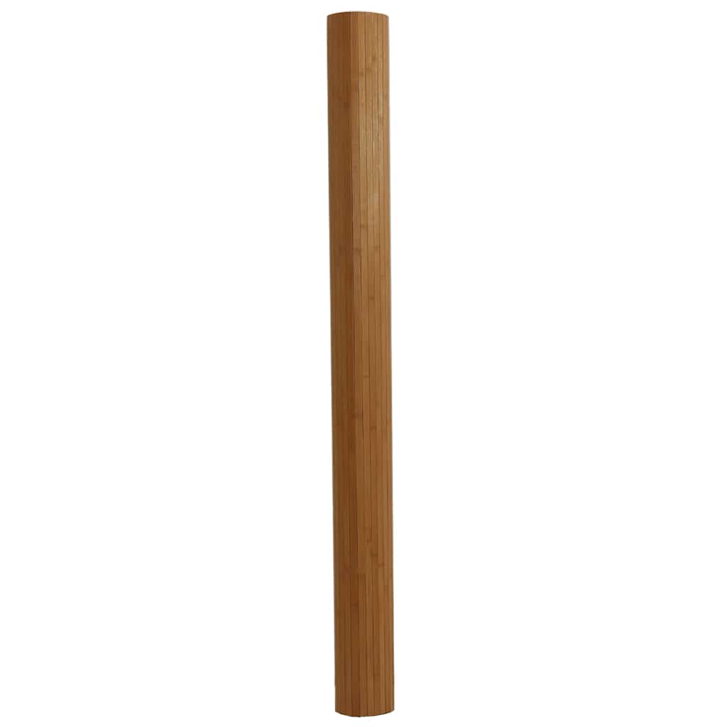 Tappeto Rettangolare Marrone 80x500 cm in Bambù | homemem39