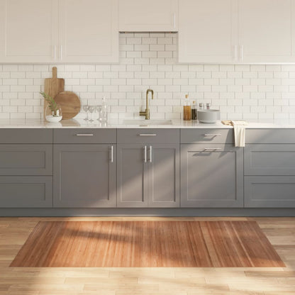 Tappeto Rettangolare Naturale 100x200 cm in Bambù