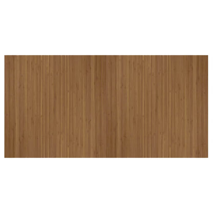 Tappeto Rettangolare Marrone 100x200 cm in Bambù | homemem39