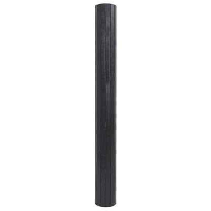 Tappeto Rettangolare Grigio 100x300 cm in Bambù - homemem39