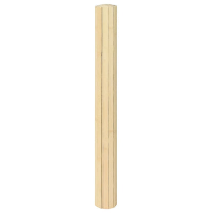 Tappeto Rettangolare Natura Chiaro 100x400 cm in Bambù | homemem39
