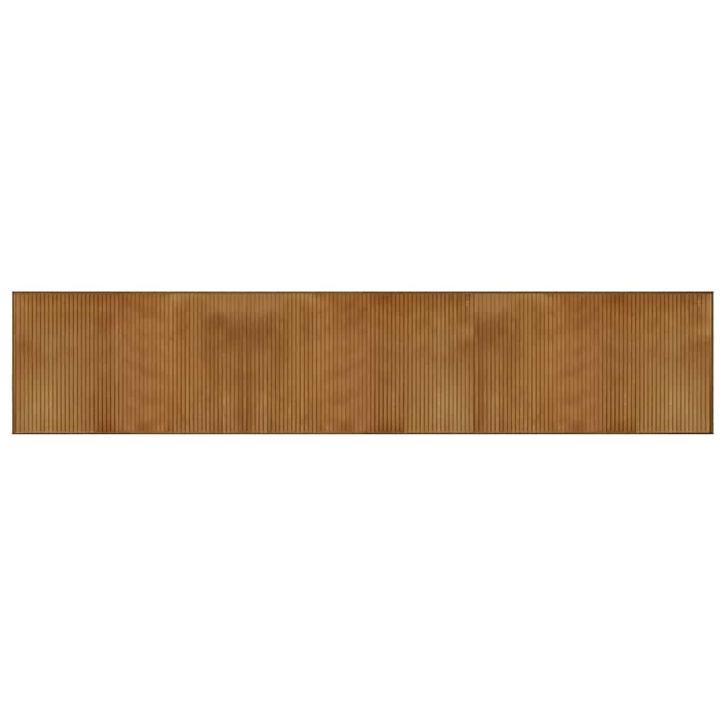 Tappeto Rettangolare Marrone 60x300 cm in Bambù | homemem39