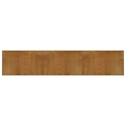 Tappeto Rettangolare Marrone 60x300 cm in Bambù | homemem39
