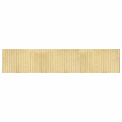 Tappeto Rettangolare Natura Chiaro 60x300 cm in Bambù - homemem39