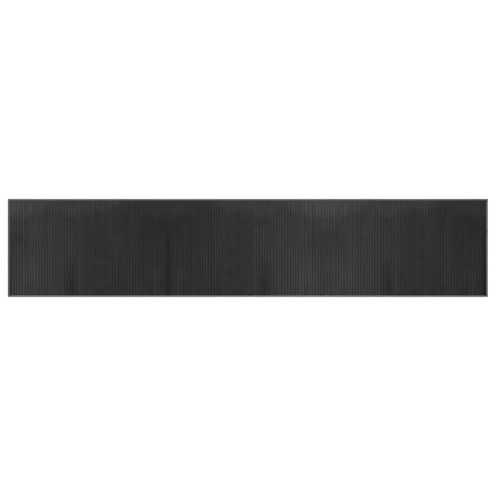 Tappeto Rettangolare Grigio 60x300 cm in Bambù | homemem39