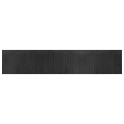 Tappeto Rettangolare Grigio 60x300 cm in Bambù | homemem39