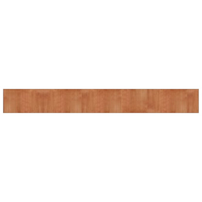 Tappeto Rettangolare Marrone 60x500 cm in Bambù - homemem39