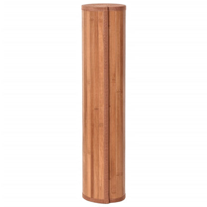 Tappeto Rettangolare Marrone 60x500 cm in Bambù - homemem39