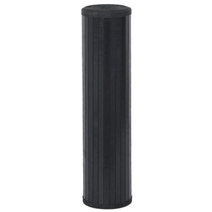 Tappeto Rettangolare Nero 60x1000 cm in Bambù - homemem39