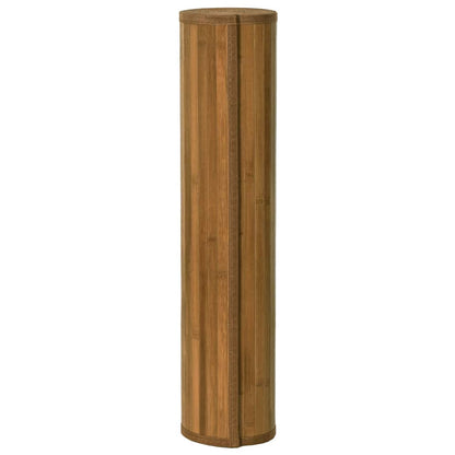 Tappeto Rettangolare Marrone 70x100 cm in Bambù