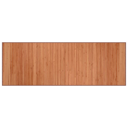 Tappeto Rettangolare Marrone 70x200 cm in Bambù - homemem39