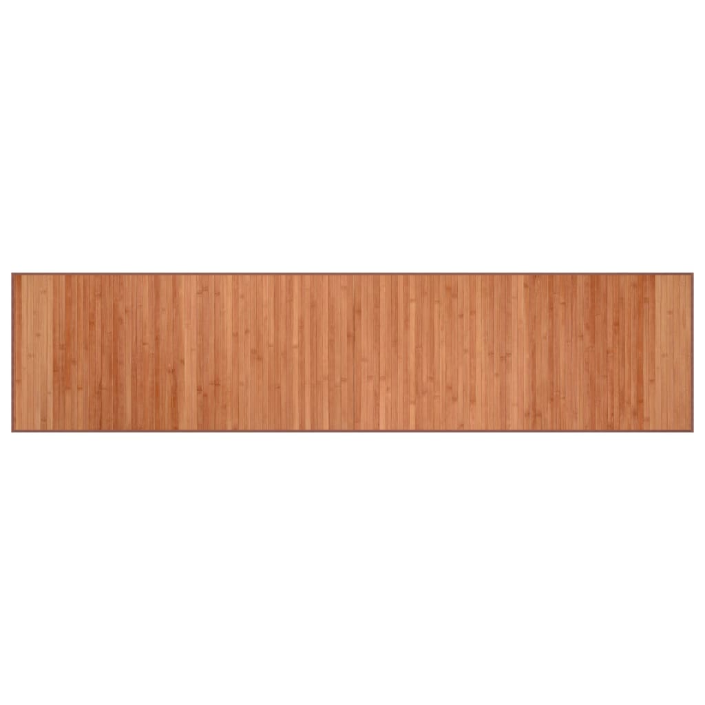 Tappeto Rettangolare Marrone 70x300 cm in Bambù - homemem39