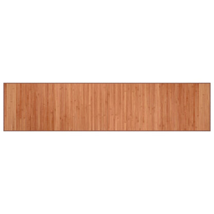 Tappeto Rettangolare Marrone 70x300 cm in Bambù - homemem39