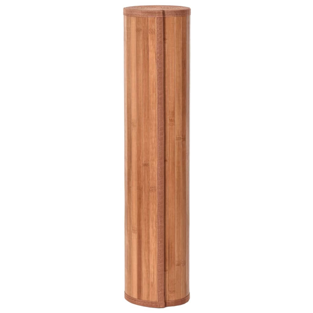 Tappeto Rettangolare Marrone 70x300 cm in Bambù - homemem39