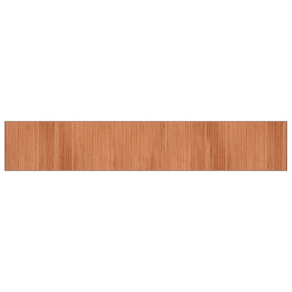 Tappeto Rettangolare Marrone 70x400 cm in Bambù - homemem39