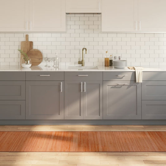Tappeto Rettangolare Marrone 70x400 cm in Bambù - homemem39