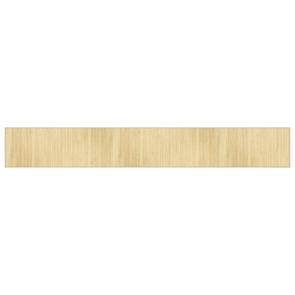Tappeto Rettangolare Natura Chiaro 70x500 cm in Bambù - homemem39
