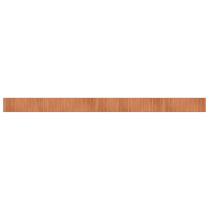 Tappeto Rettangolare Marrone 70x1000 cm in Bambù - homemem39