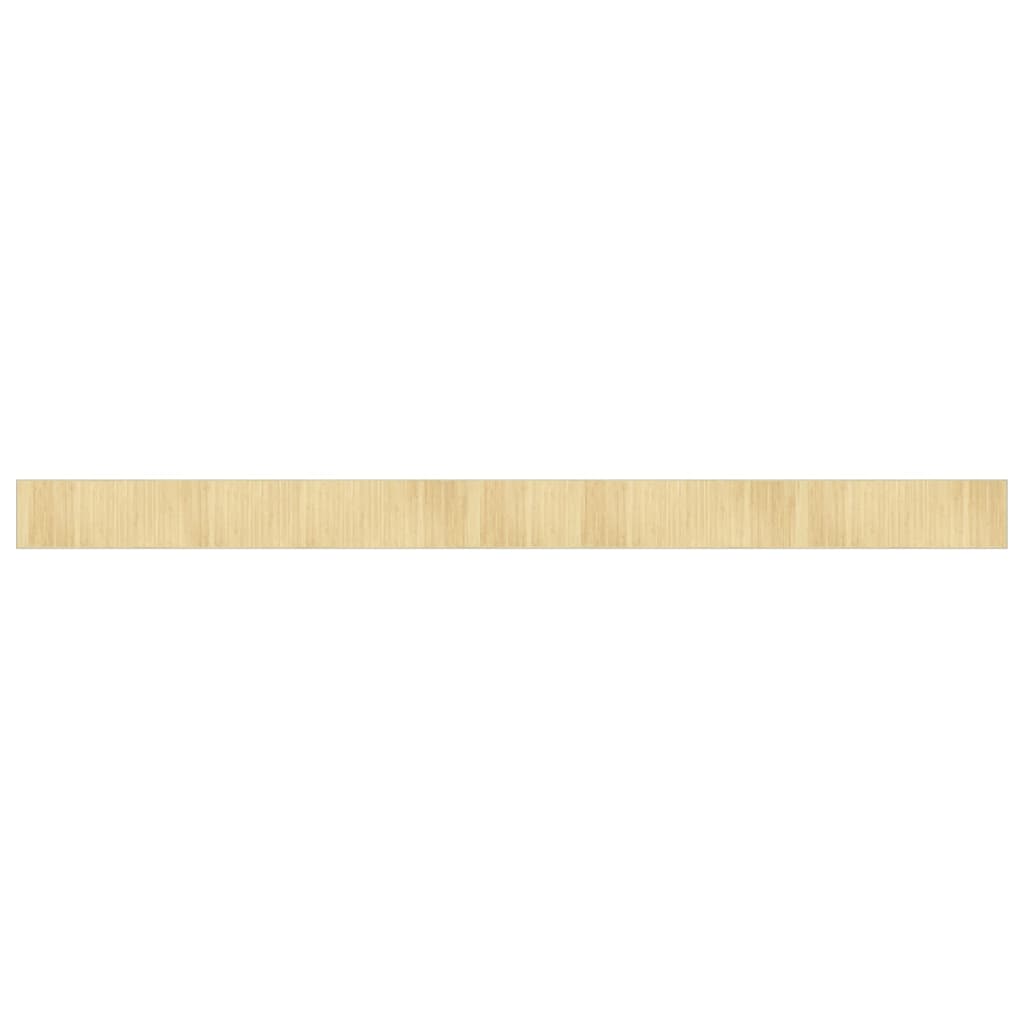 Tappeto Rettangolare Naturale Chiaro 70x1000 cm in Bambù - homemem39