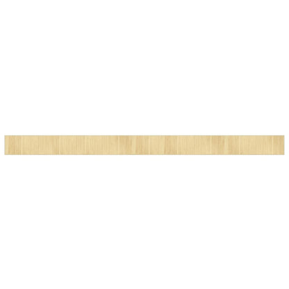 Tappeto Rettangolare Naturale Chiaro 70x1000 cm in Bambù - homemem39
