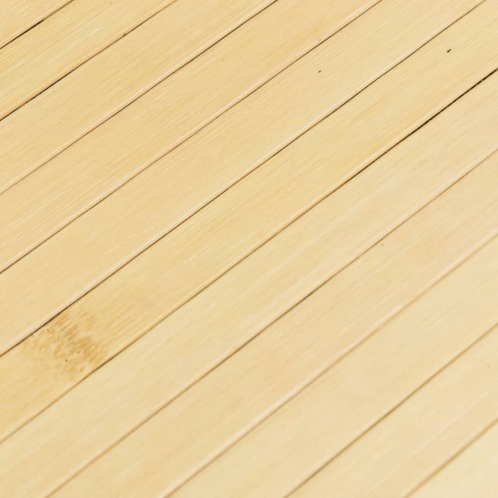 Tappeto Rettangolare Naturale Chiaro 70x1000 cm in Bambù - homemem39